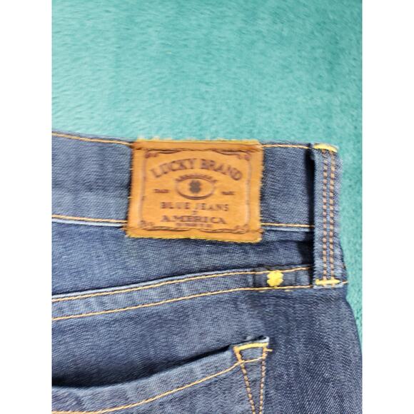 Lucky Brand Jeans Size 10 Womens Blue Stretch Pants Dark Mid Rise Sofia Bootcut - Picture 12 of 13